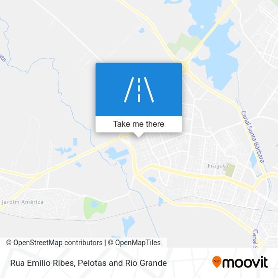 Rua Emílio Ribes map