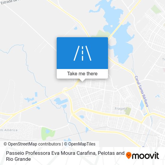 Passeio Professora Eva Moura Carafina map