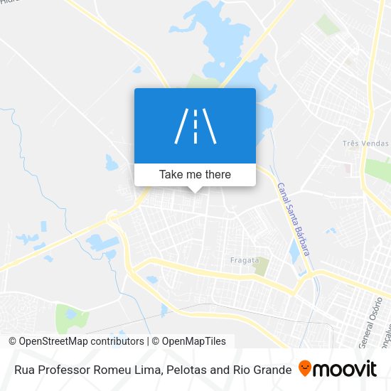 Rua Professor Romeu Lima map