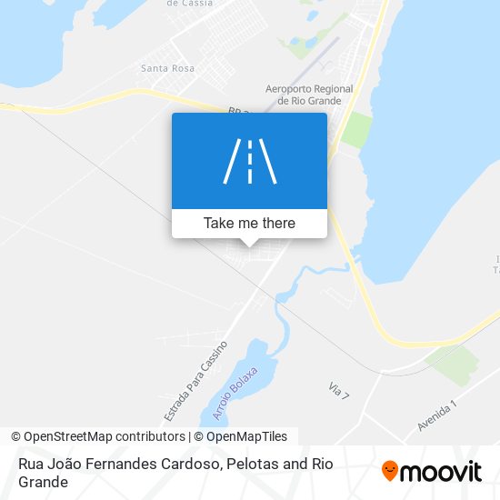 Mapa Rua João Fernandes Cardoso