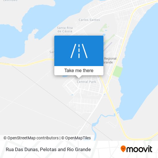 Mapa Rua Das Dunas