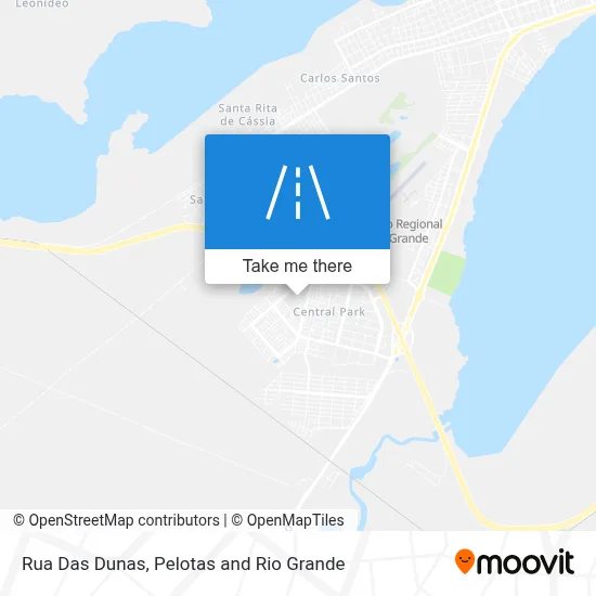 Rua Das Dunas map