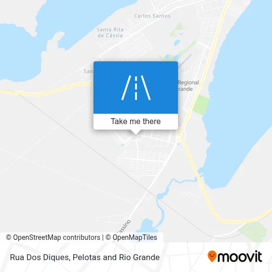 Rua Dos Diques map