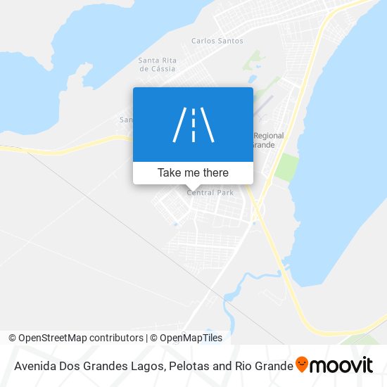 Mapa Avenida Dos Grandes Lagos