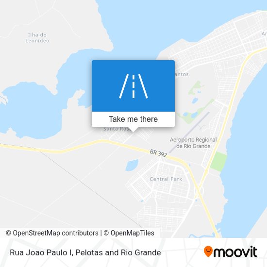 Rua Joao Paulo I map