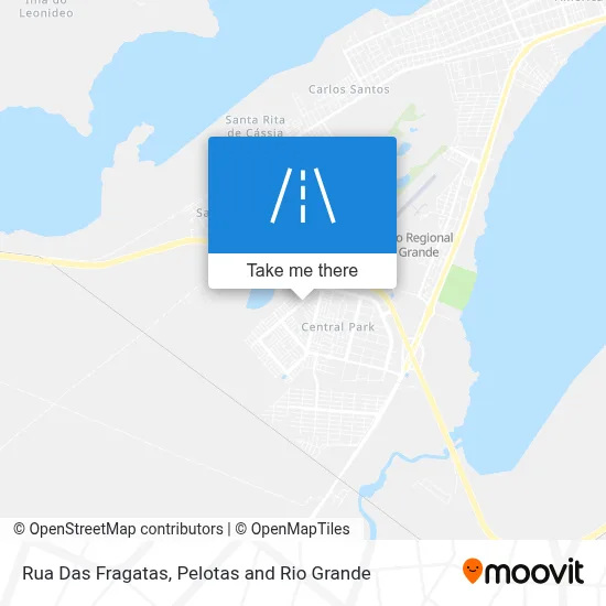Rua Das Fragatas map