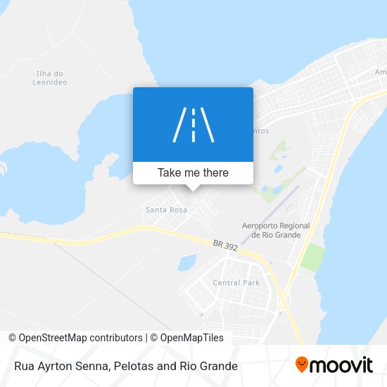 Rua Ayrton Senna map