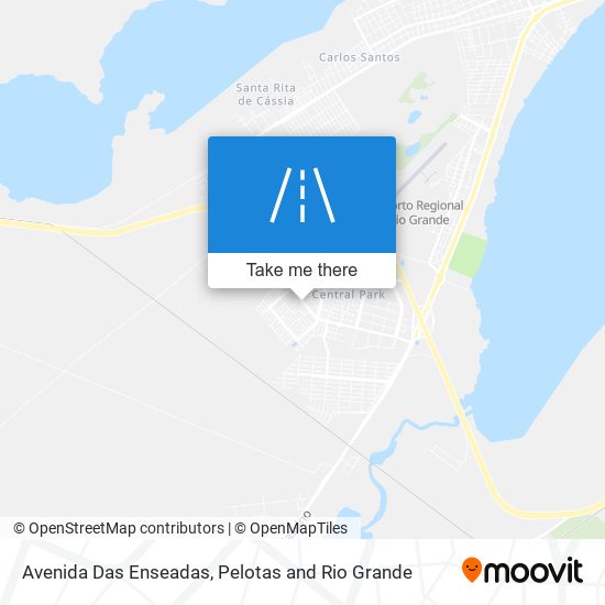 Mapa Avenida Das Enseadas