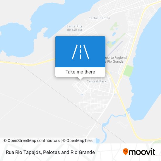 Mapa Rua Rio Tapajós