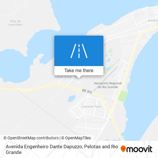 Mapa Avenida Engenheiro Dante Dapuzzo