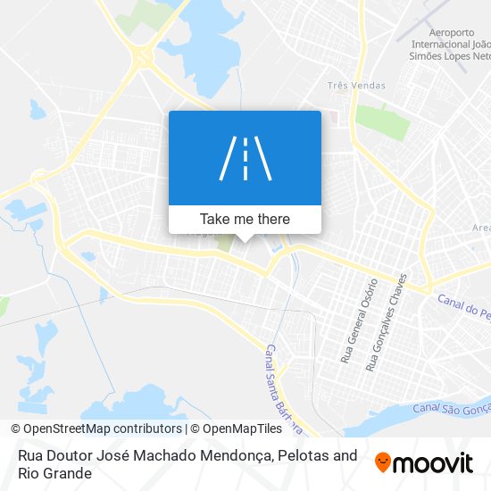 Mapa Rua Doutor José Machado Mendonça