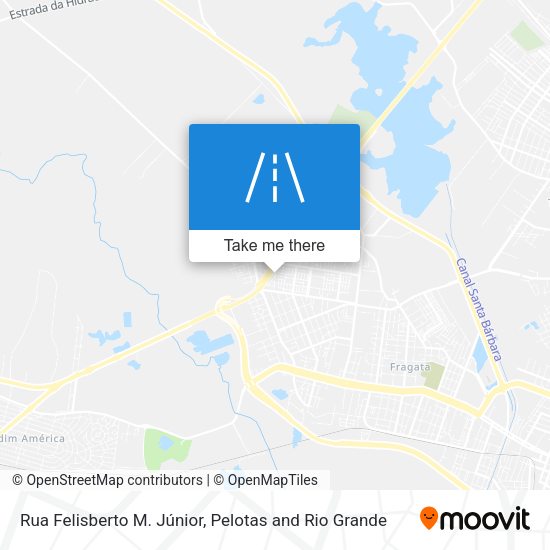 Rua Felisberto M. Júnior map