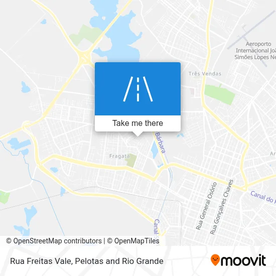 Rua Freitas Vale map