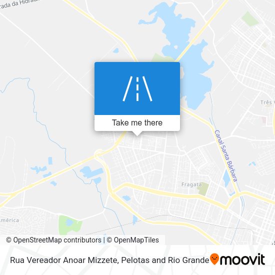 Rua Vereador Anoar Mizzete map