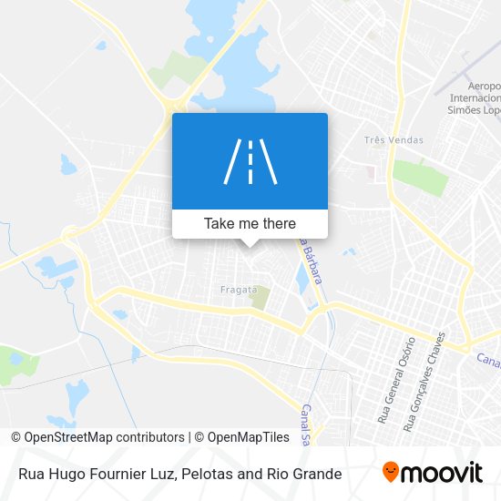 Rua Hugo Fournier Luz map