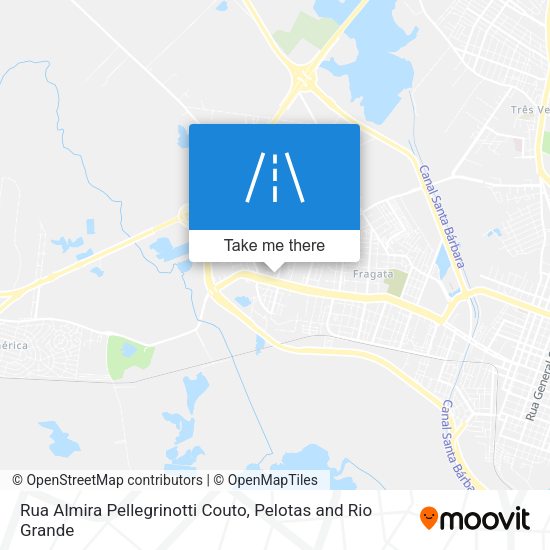 Rua Almira Pellegrinotti Couto map