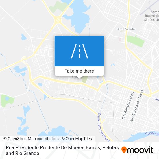 Rua Presidente Prudente De Moraes Barros map