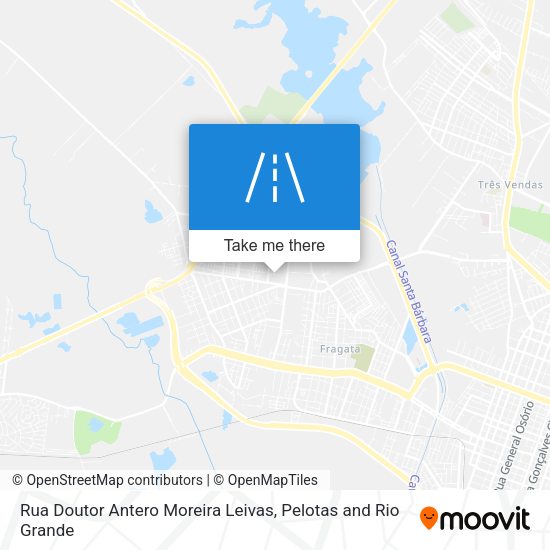 Rua Doutor Antero Moreira Leivas map