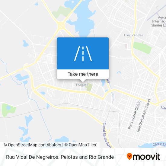 Rua Vidal De Negreiros map