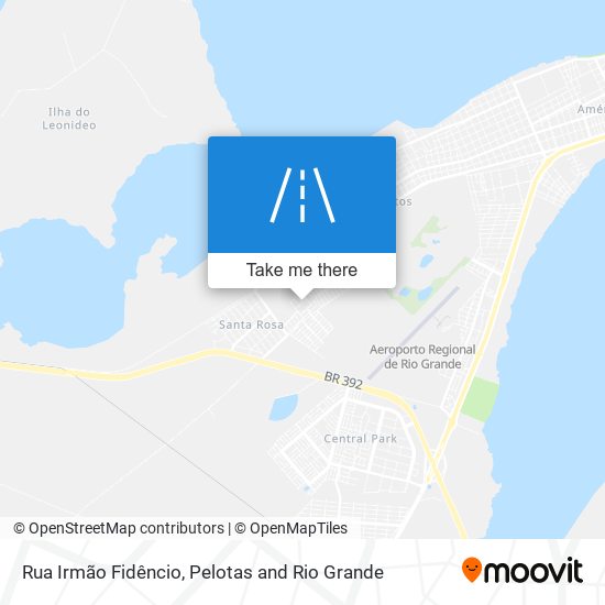 Mapa Rua Irmão Fidêncio