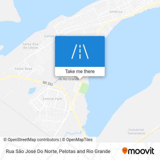 Rua São José Do Norte map