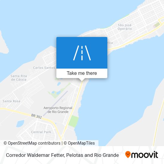 Corredor Waldemar Fetter map