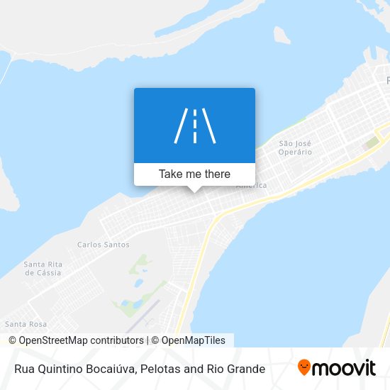 Rua Quintino Bocaiúva map