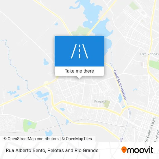 Rua Alberto Bento map