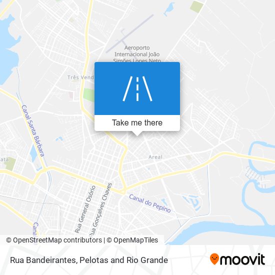Rua Bandeirantes map