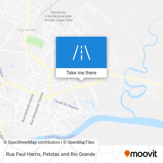 Rua Paul Harris map