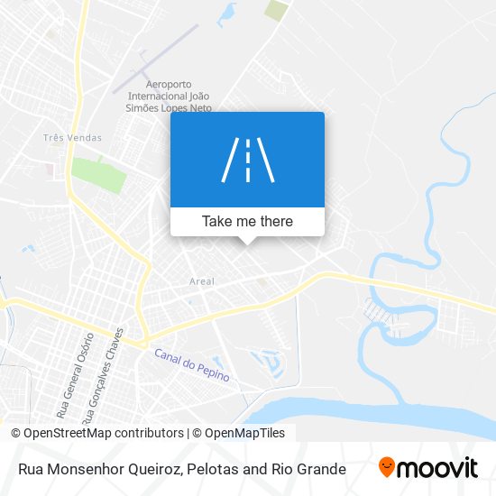 Mapa Rua Monsenhor Queiroz