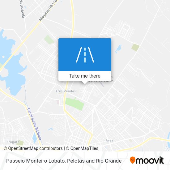 Passeio Monteiro Lobato map