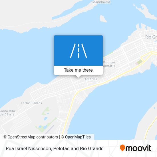 Rua Israel Nissenson map