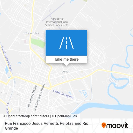 Rua Francisco Jesus Vernetti map