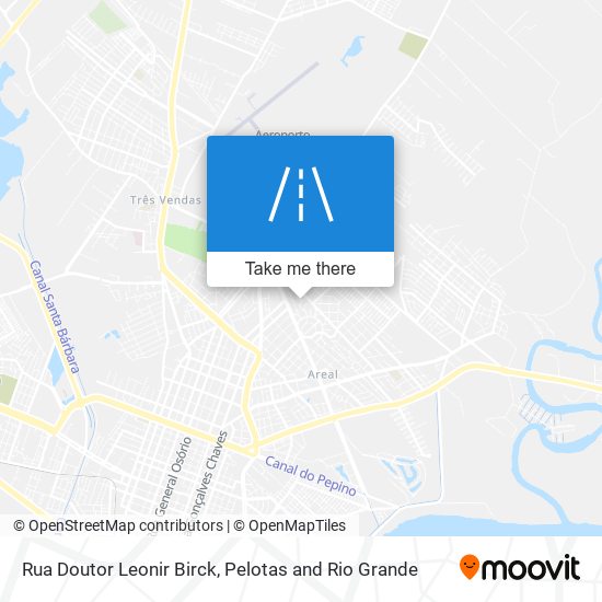 Rua Doutor Leonir Birck map