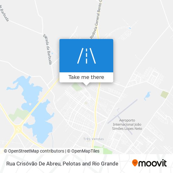 Rua Crisóvão De Abreu map