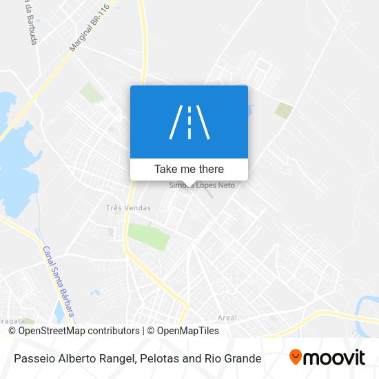 Passeio Alberto Rangel map