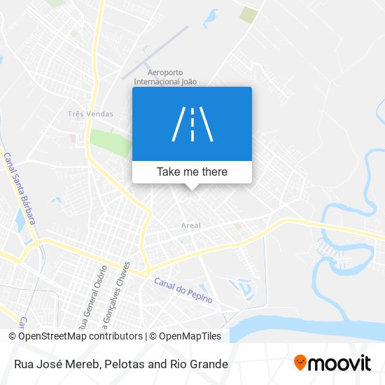 Mapa Rua José Mereb