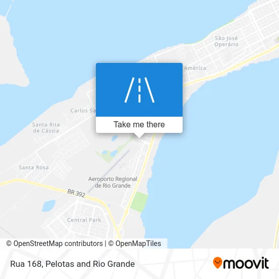 Rua 168 map
