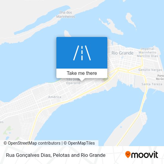 Rua Gonçalves Dias map