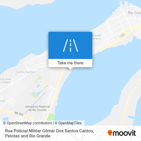 Rua Policial Militar Gilmar Dos Santos Cantos map