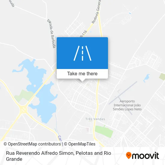 Rua Reverendo Alfredo Simon map