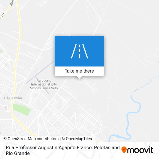 Rua Professor Augustin Agapito Franco map