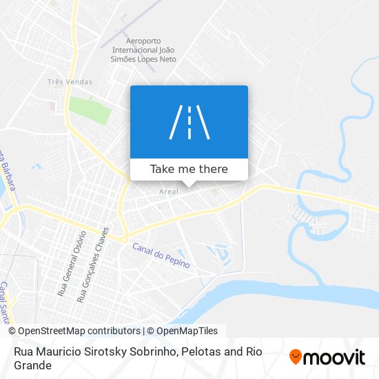 Mapa Rua Mauricio Sirotsky Sobrinho