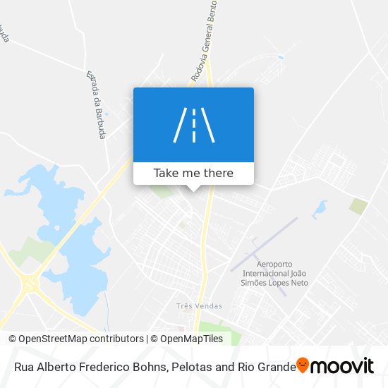 Mapa Rua Alberto Frederico Bohns
