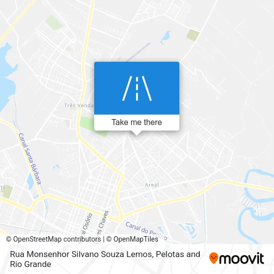 Rua Monsenhor Silvano Souza Lemos map