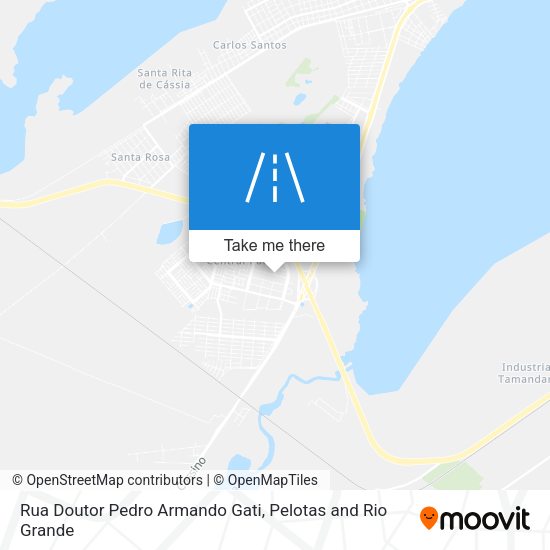 Rua Doutor Pedro Armando Gati map