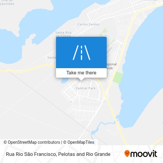 Rua Rio São Francisco map