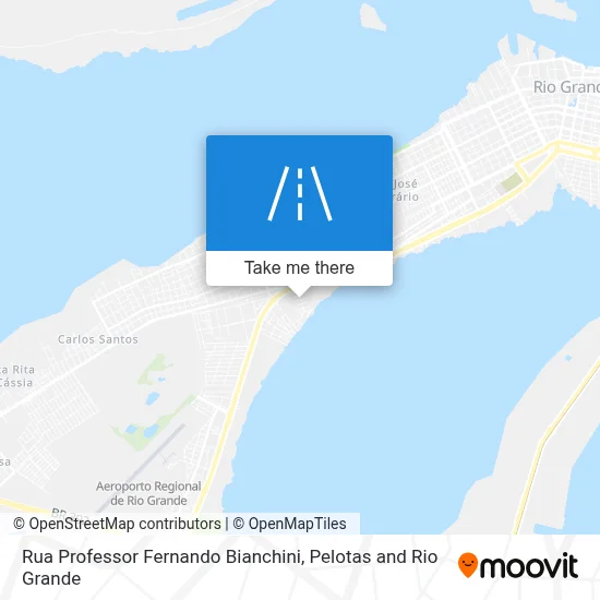 Rua Professor Fernando Bianchini map