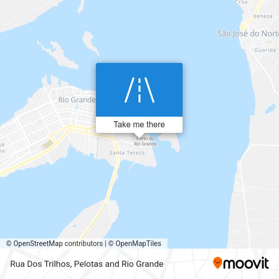 Rua Dos Trilhos map